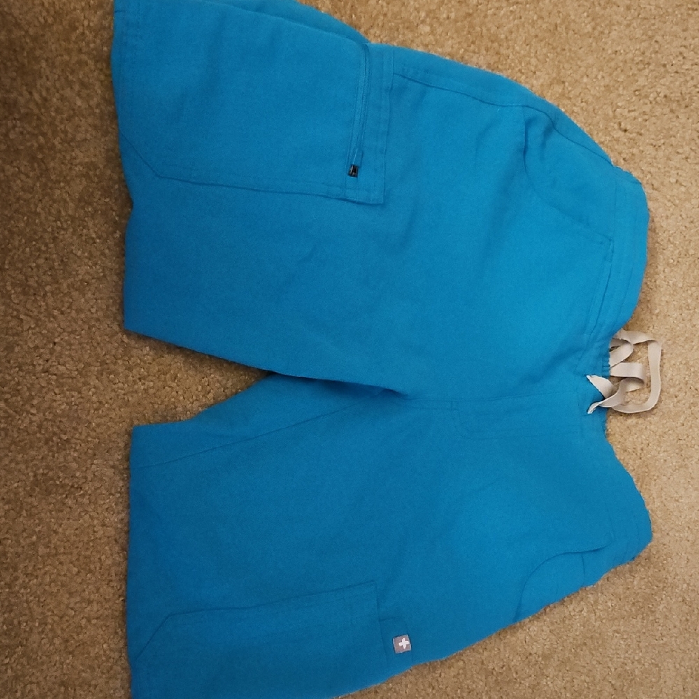 Figs Yola Pants Teal XS Petite